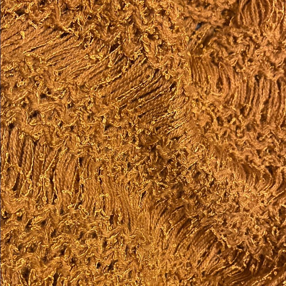 Rust Color Sweater with Relaxed Fit - Picture 11 of 11